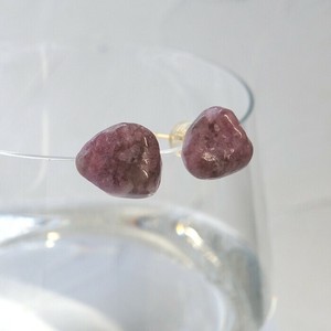 Pierced Earringss Natural Stone Rough