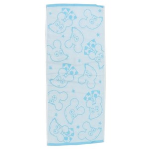 【キャラクタータオル ねずみくんのチョッキ】ねずみくん　無撚糸 フェイスタオル　キャラクター タオル