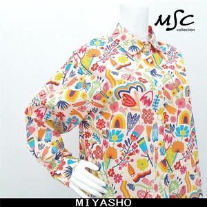 衬衫 新商品 2025年 花朵 衬衫