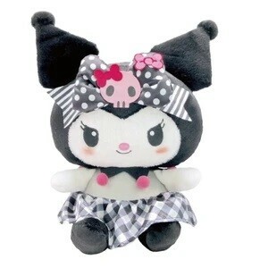 Sanrio Doll/Anime Character Plushie/Doll Pink black KUROMI
