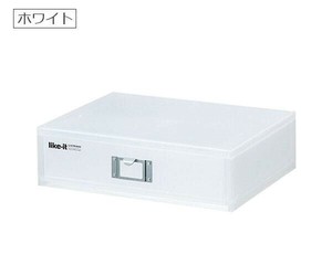 吉川国工業所 Life Module 収納ケース A4ファイルユニットR MX-50R　ホワイト