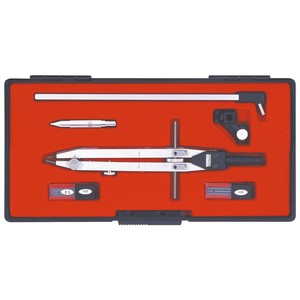 KD型製図器　QB　7品組　1-730-7400