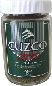 【オキノ】オーガニックインスタントコーヒー　クスコ緑ラベル 80g