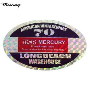 ■2025SS　新作■　MERCURY　ホログラムステッカー　LONGBEACH