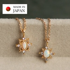 【SDギャザリング】日本製 ジュエリー  金属アレルギー対応 ニッケルフリー オパール  ネックレス
