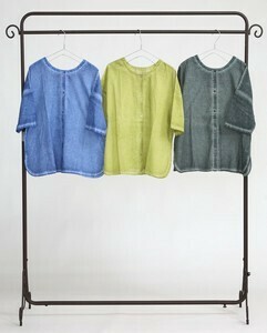 [SD Gathering] Button Shirt/Blouse Pigment 2-way Blouse [2025 NEW] S/S