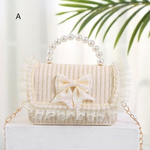 ショルダーバッグ 4タイプ 子供用 バッグ 斜めがけ パール リボン かわいい 披露宴 誕生日