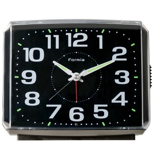 【ケース単位で販売】新品 フォルミア(Formia) 目覚まし時計 HT-A023W-BK