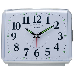 【ケース単位で販売】新品 フォルミア(Formia) 目覚まし時計 HT-A023W-WH