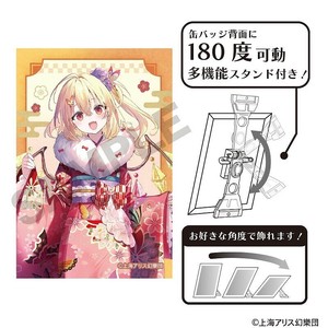 ■2025SS　新作■　東方Project　アート缶バッジ　フランドール・スカーレット/博麗神社初詣