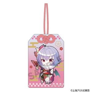 ■2025SS　新作■　東方Project　お守り風アクリルキーホルダー　レミリア・スカーレット/ミニキャラ