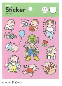 【2025春夏新作】【絵本雑貨】【おおのたろう】透明シール　ファッション　CM040-47
