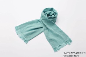 みやざきタオル 今治マフラー シーズン 160cm×34cm No.22 ライトターコイズ