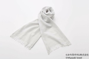 みやざきタオル 今治マフラー シーズン 160cm×34cm No.46 アイスグレー