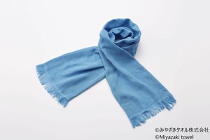 みやざきタオル 今治マフラー シーズン 160cm×34cm No.10 アクアブルー