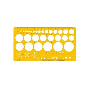 テンプレート No.865 円定規 012-0020