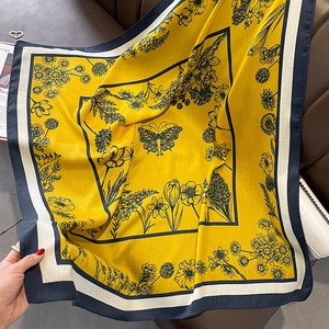 披肩 两面 花朵 男女兼用 2颜色