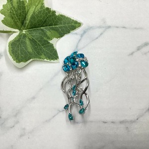 胸针 胸针 水母 巴洛克碎石