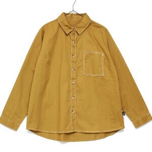 Button Shirt/Blouse Stand-up Collar