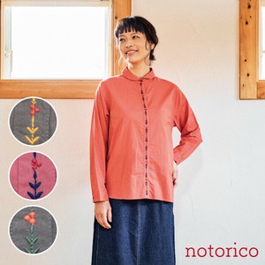 Button Shirt/Blouse Collar Blouse