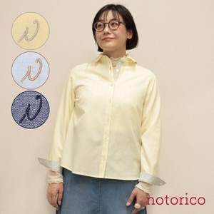 Button Shirt/Blouse Roll-up Stripe