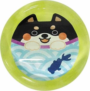 日本製 made in japan ガラス箸置 黒柴 きんぎょ 521183
