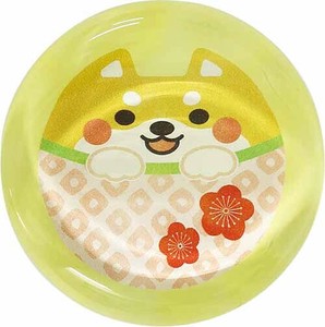 日本製 made in japan ガラス箸置 赤柴 うめ 521145