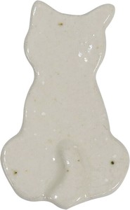 日本製 made in japan 箸置 たそがれ猫 シロ 美濃焼 513164