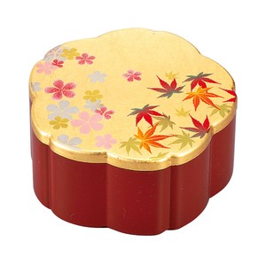 姫 桜小物入れ 金箔 春秋  [贈り物 小物入れ 日本製]