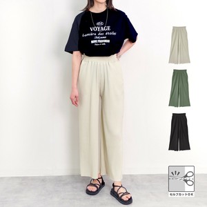 ★ふくれカットプリーツパンツ　SS【2025新作】