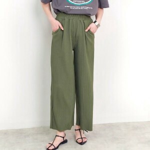 ★ふくれカットプリーツパンツ　SS【2025新作】