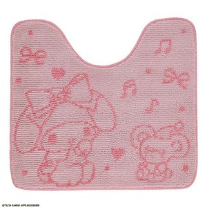 【サンリオ】【マイメロディ】トイレマット タフト 60×55cm ふんわり タフトマット 洗える