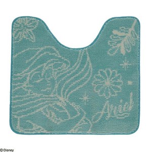 【ディズニー】【リトルマーメイド】【アリエル】トイレマット タフト 60×55cm ふんわり 洗える