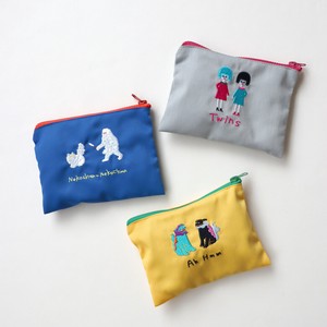★7月入荷予定★【2025秋冬予約】コミカル刺繍 ポーチ【レディース】