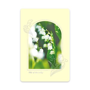 Greeting Card Stationery Lily Of The Valley Made in Japan