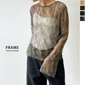 T-shirt Nuance Pattern Flare Sleeve [2025 NEW]