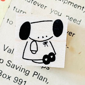 ●受注製造●右向きいぬさん【イクハンコ】