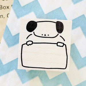 ●受注製造●書きこみできるいぬさん【イクハンコ】