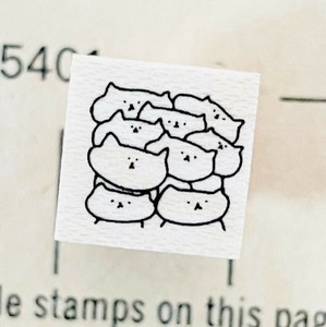 ●受注製造●密です、ねこたち【イクハンコ】