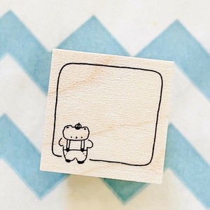 ●受注製造●くま 枠【イクハンコ】