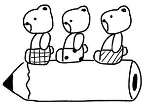 ●受注製造●左向きくまたち【イクハンコ】