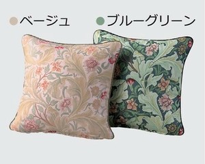 川島織物セルコン　モリスデザインスタジオ　レスターアカンサス　背当クッションカバー　45×45cm