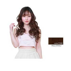 プリシラ めちゃ楽エクステ 乙女巻き TX-28 耐熱　TMB・マロンブラウン