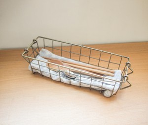 Basket Antique Basket Cutlery