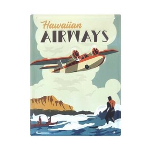 エンボス リゾートサイン  HAWAIIAN AIRWAYS DE054896