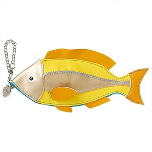 yup!　ヤップ フィッシュイエロー ポーチ　小物入れ　魚