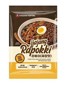 農心 ラッポキ ジャジャン味 414g (2人前)  韓国餅 ラッポギ 韓国まぜそば
