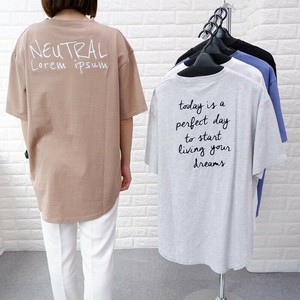 T-shirt BIG Round-hem T-Shirt Big Tee Unisex 100% Cotton