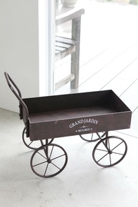 ブロア・ワゴンフラワーカート　花台/ガーデニング/エクステリア/フラワーアレンジメント　※欠品/入荷未定