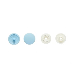 KIYOHARA サンコッコー プラスナップ 大容量 60組入 直径13mm ベビーブルー SUN15-110